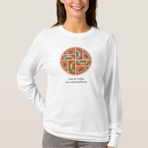 Camiseta Círculo da tartaruga de mar da vida