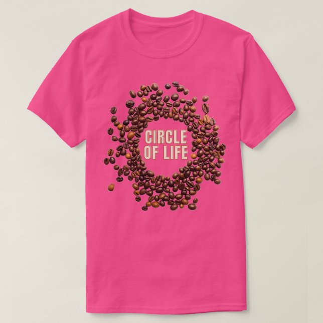Camiseta Círculo da Vida Kaffee Bohnen Espresso (Frente do Design)