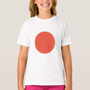 Camiseta Círculo de bandeira japonês emblema ascensão so