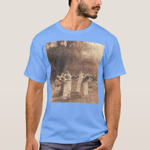 Camiseta Círculo De Bruxas Vintage Mulheres Dançando 438