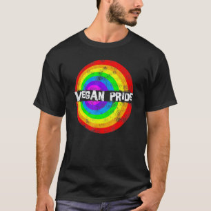 Camiseta Círculo de Chuva de Orgulho Vegano