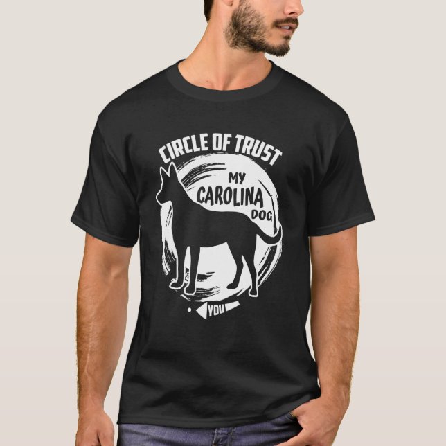 Camiseta Círculo De Confiança Meu Cão Carolina 2 (Frente)