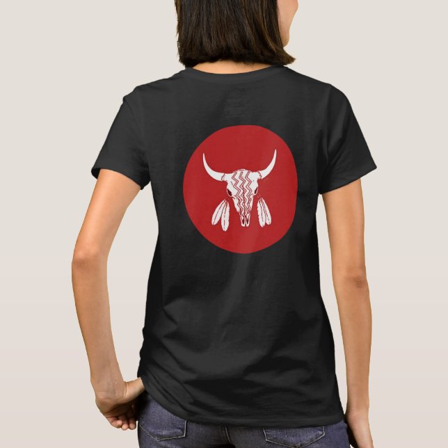 Camiseta Círculo de dança do fantasma vermelho Buffalo cami (Verso)