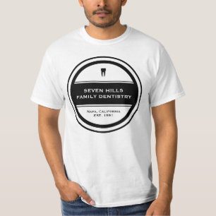 Camiseta Círculo de Dentista Personalizável