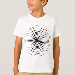 Camiseta Círculo de intervalo mínimo 03 - preto