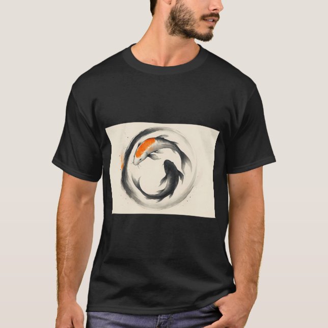 Camiseta Círculo de Koi (Frente)