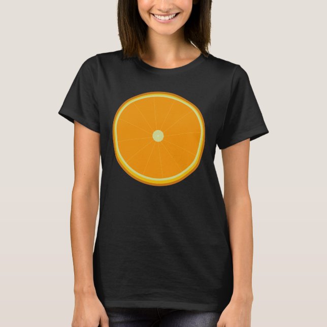 Camiseta Círculo de laranja. (Frente)