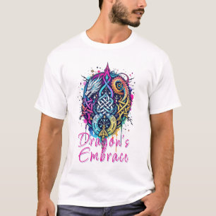 Camiseta Círculo de Nó do Dragão Místico