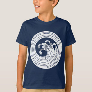 Camiseta Círculo de onda em turbilhão