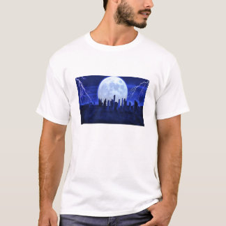 Camiseta círculo de pedra do relâmpago