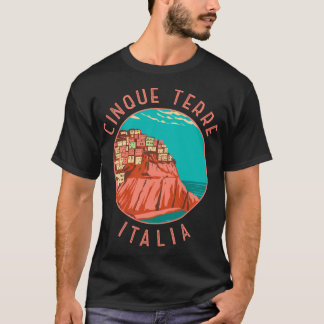 Camiseta Círculo de Perturbação Cinque Terre Itália