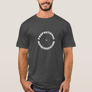 Camiseta Círculo de representação proporcional T-Shirt v2