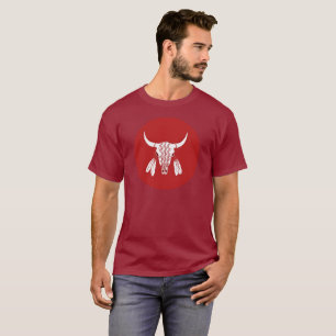 Camiseta Círculo de t-shirts de maroa de Red Ghost Dance B