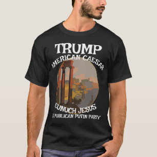 Camiseta Círculo de Trump Jerk Jesus Rasputin Stalin Fascis