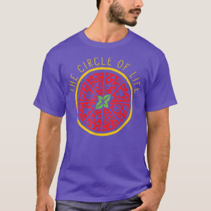 Camiseta Círculo De Vida Engraçado Pizza Comida De Queijo