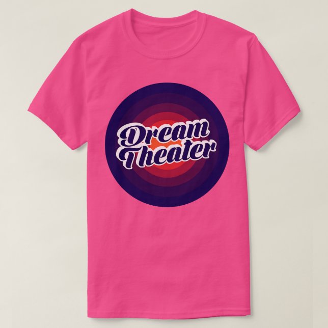 Camiseta Círculo Desfocado do Teatro de Sonho (Frente do Design)