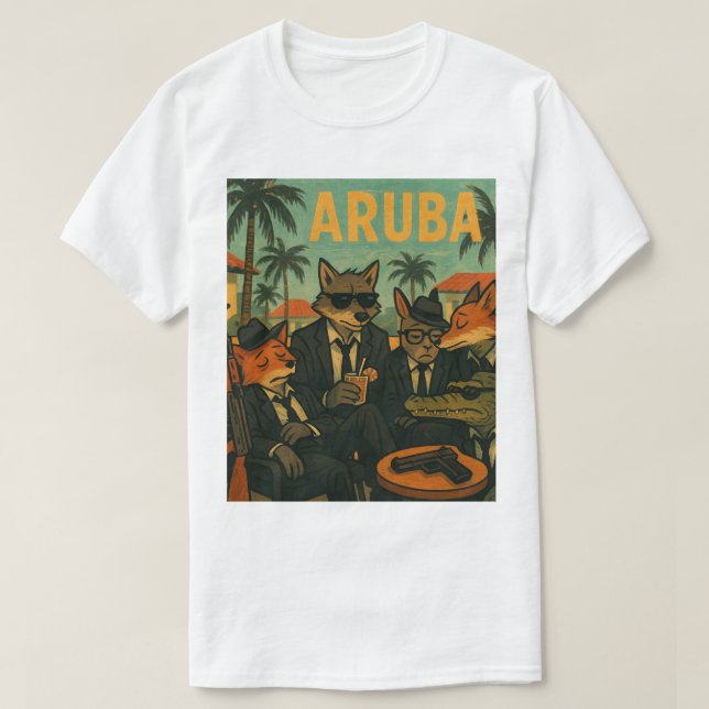 CAMISETA CÍRCULO DISCRETO DE ENTHEUSIASTS ARUBA 2025 (Frente do Design)