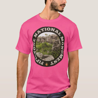 Camiseta Círculo do Monumento Nacional da Pipestone