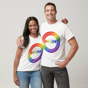 Camiseta Círculo do Orgulho Arco-Íris
