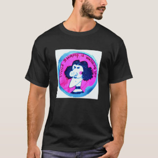 Camiseta círculo estético de viola de 80