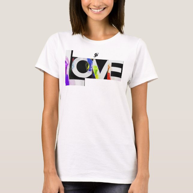Camiseta Circulo Flor de Bella, feminino (Frente)