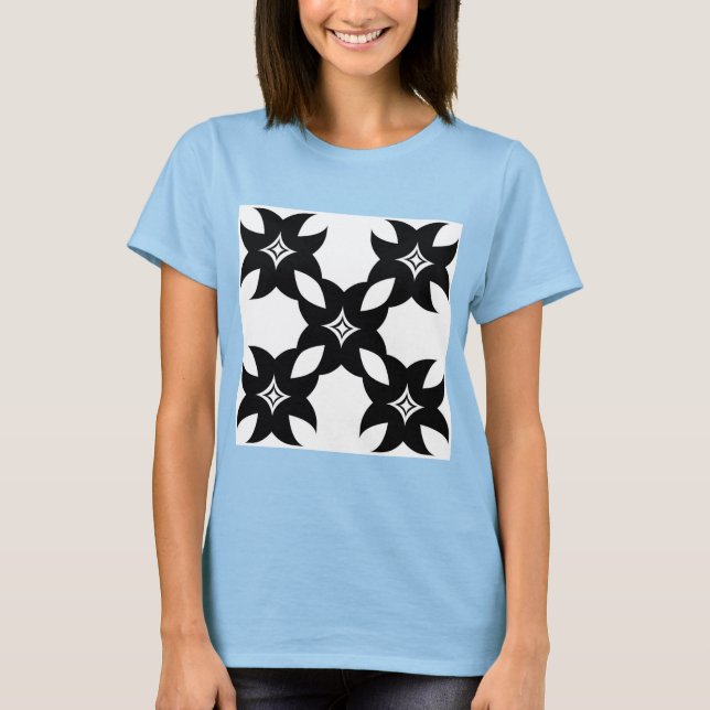 Camiseta Circulo Flor de Bella, feminino (Frente)