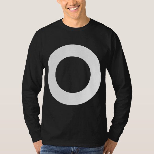 Camiseta Círculo furado - Branco (Frente)