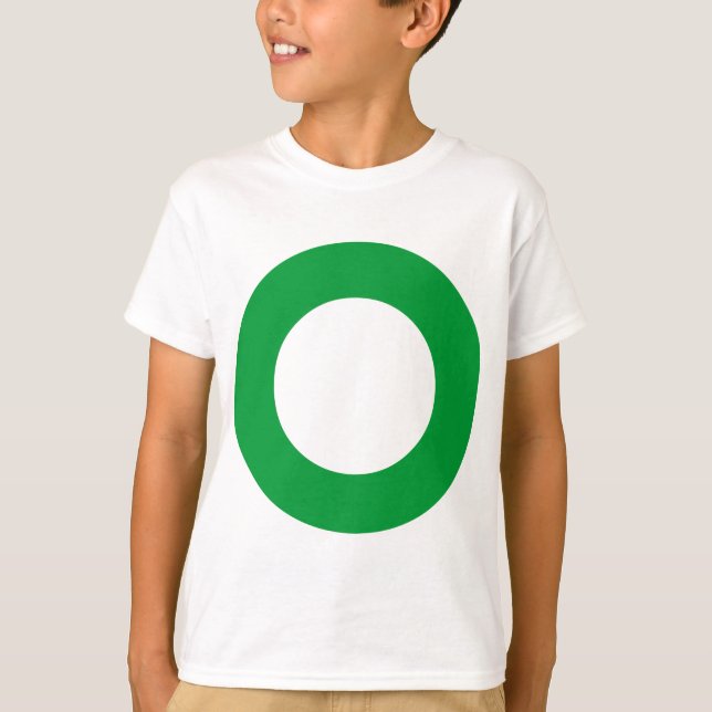 Camiseta Círculo furado - Cores (Frente)