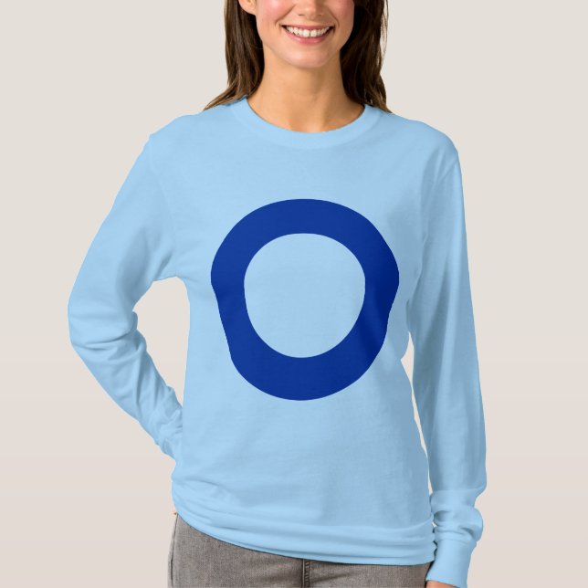 Camiseta Círculo furado - Cores (Frente)