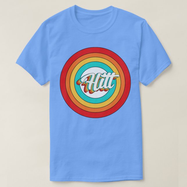 Camiseta Círculo Hitt Shirt Vintage Name (Frente do Design)
