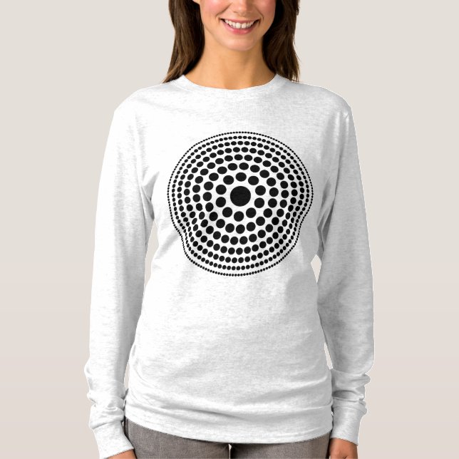 Camiseta Círculo Meio-Tonalidade 01 (Frente)