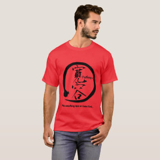 Camiseta Círculo preto do zen do enso • Kanji para a