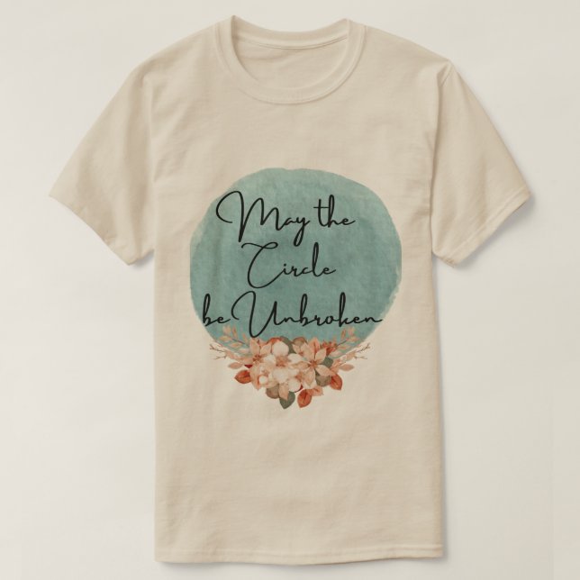 Camiseta Círculo sem interrupções (Frente do Design)