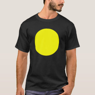 Camiseta Círculo simples - amarelo