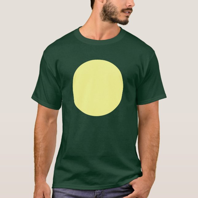 Camiseta Círculo Simples - Amarelo do Giz (Frente)