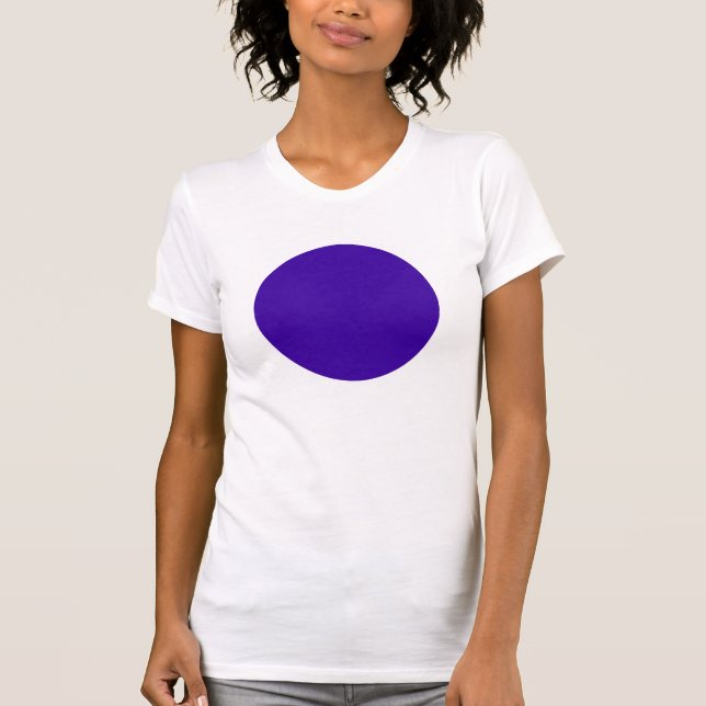 Camiseta Círculo Simples - Azul de Tempestade (Frente)