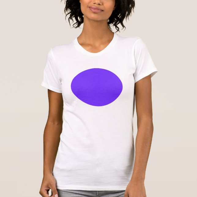Camiseta Círculo Simples - Azure Profundo (Frente)
