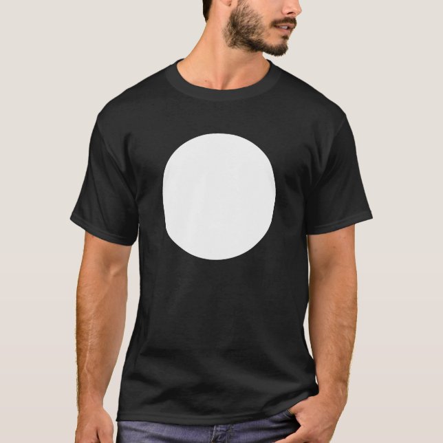 Camiseta Círculo Simples - Preto (Frente)