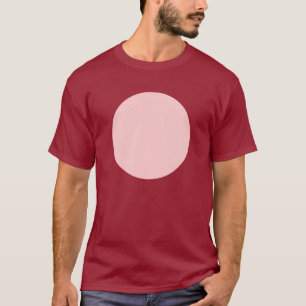 Camiseta Círculo Simples - Rosa Esmaecido