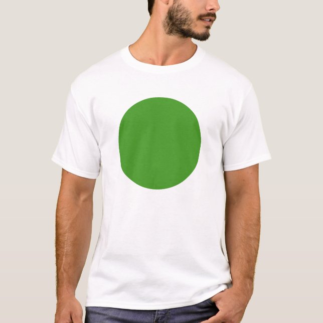Camiseta Círculo Simples - Verde Avocado (Frente)