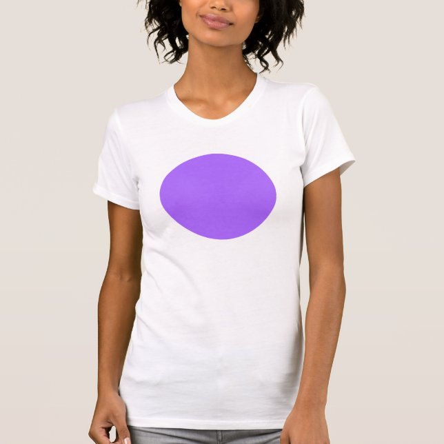 Camiseta Círculo Simples - Violeta Azul (Frente)
