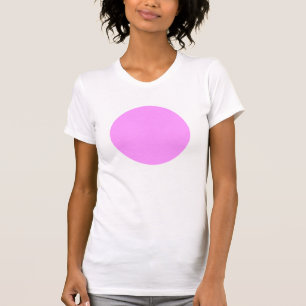 Camiseta Círculo Simples - Violeta Leve