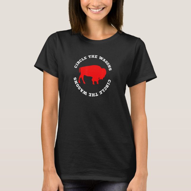 Camiseta Círculo Vento De Futebol Buffalo (Frente)