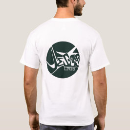 Camiseta Círculo Verde Caçador Jesus Salva Grafite