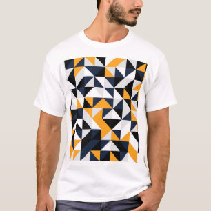 Camiseta Círculos aleatórios: padrão colorido.