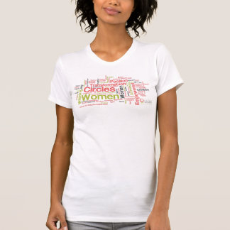Camiseta Círculos da arte central sul da palavra das