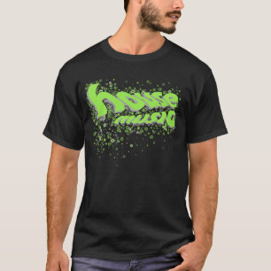 Camiseta Círculos da casa - verde/cinza