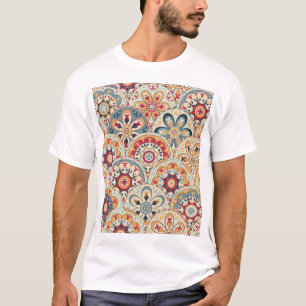 Camiseta Círculos de abstrato: Papel de parede colorido de