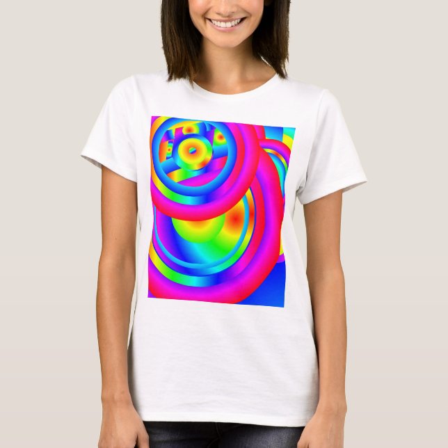 Camiseta Círculos de Cor (Frente)