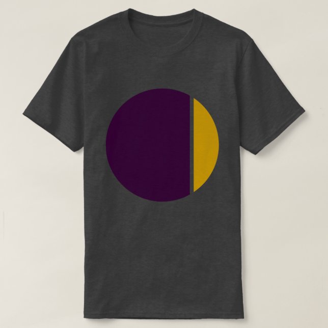 Camiseta círculos de esmagamento de cores (Frente do Design)
